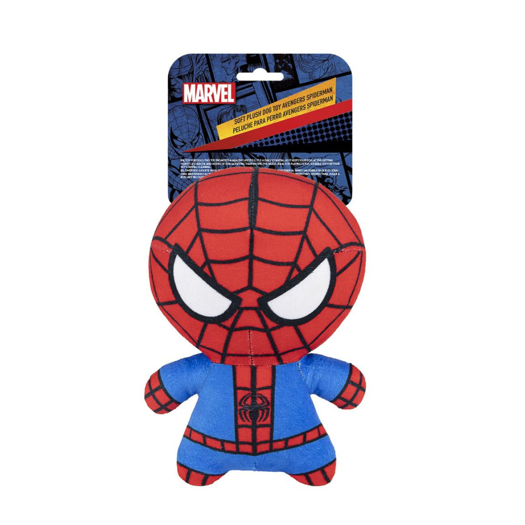 Spiderman Mini Hero Quietschendes Plüsch-Hundespielzeug