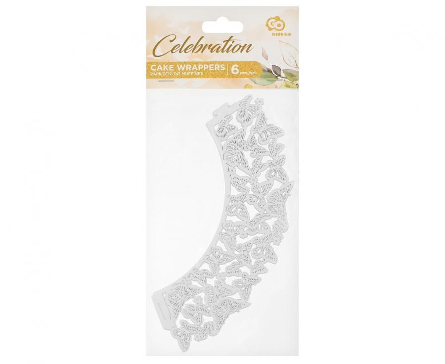Schmetterling Schmetterling, Muffin-Dekoration Set aus 6