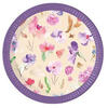 Blume Watercolor Pappteller 23 cm 8 Stück