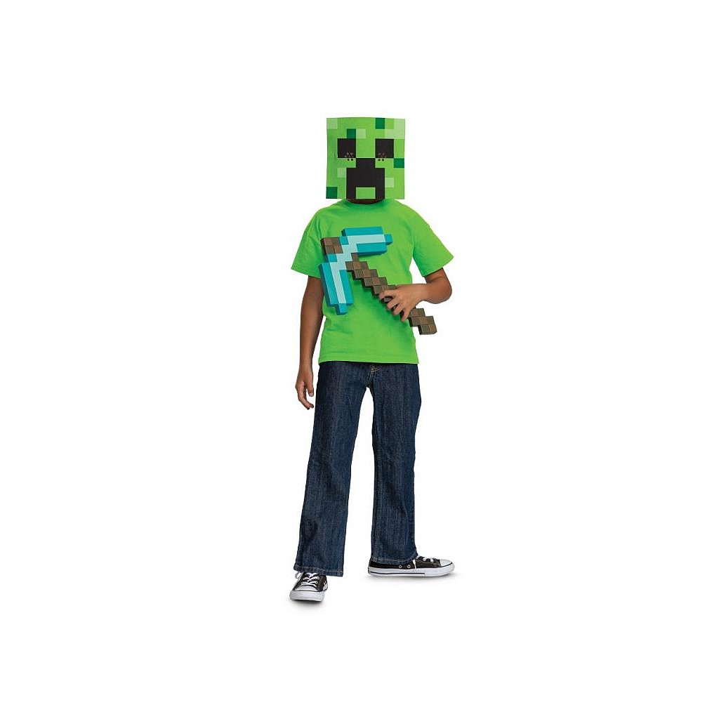 Minecraft Hacke und Masken-Set