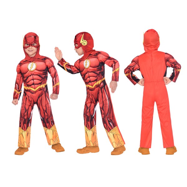 The Flash Kostüm 6-8 Jahre
