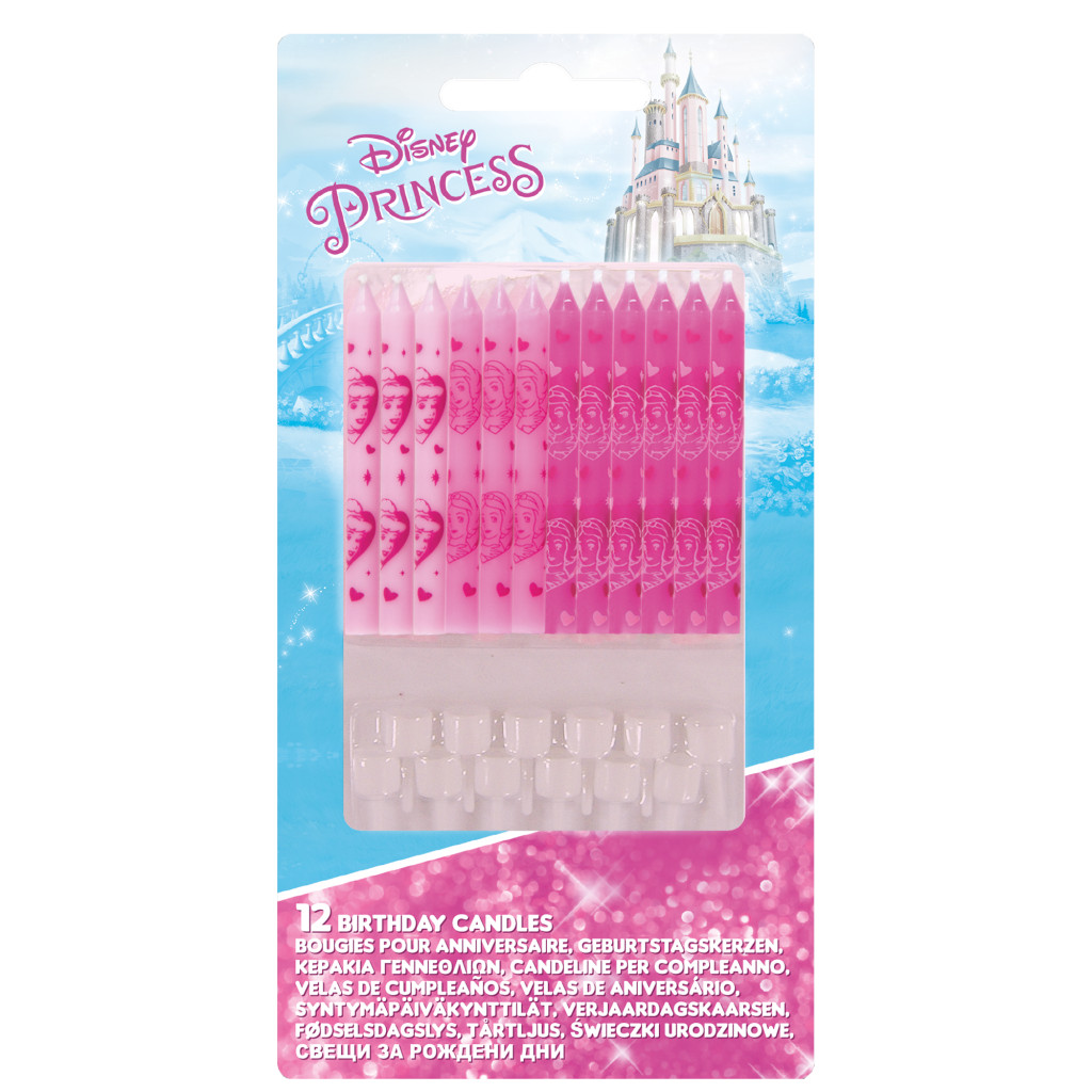 Disney Prinzessin Live Your Story Tortekerze Set 12 Stück