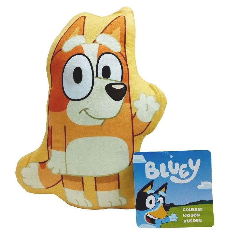 Bluey Bingo Formkissen, Dekokissen 21x31 cm