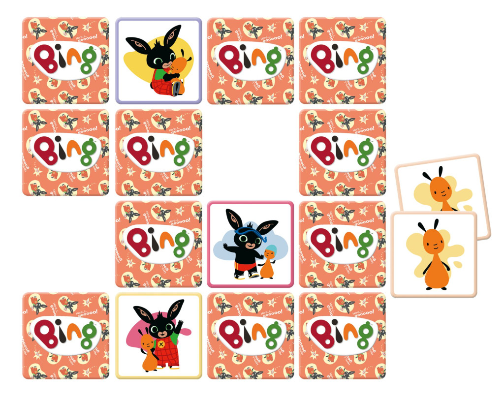 Bing Here I Go Memory-Spiel mit 24 Teilen