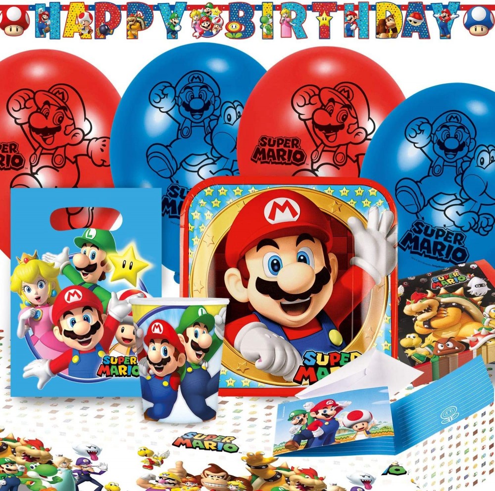 Super Mario Mushroom World Party-Set 60-tlg