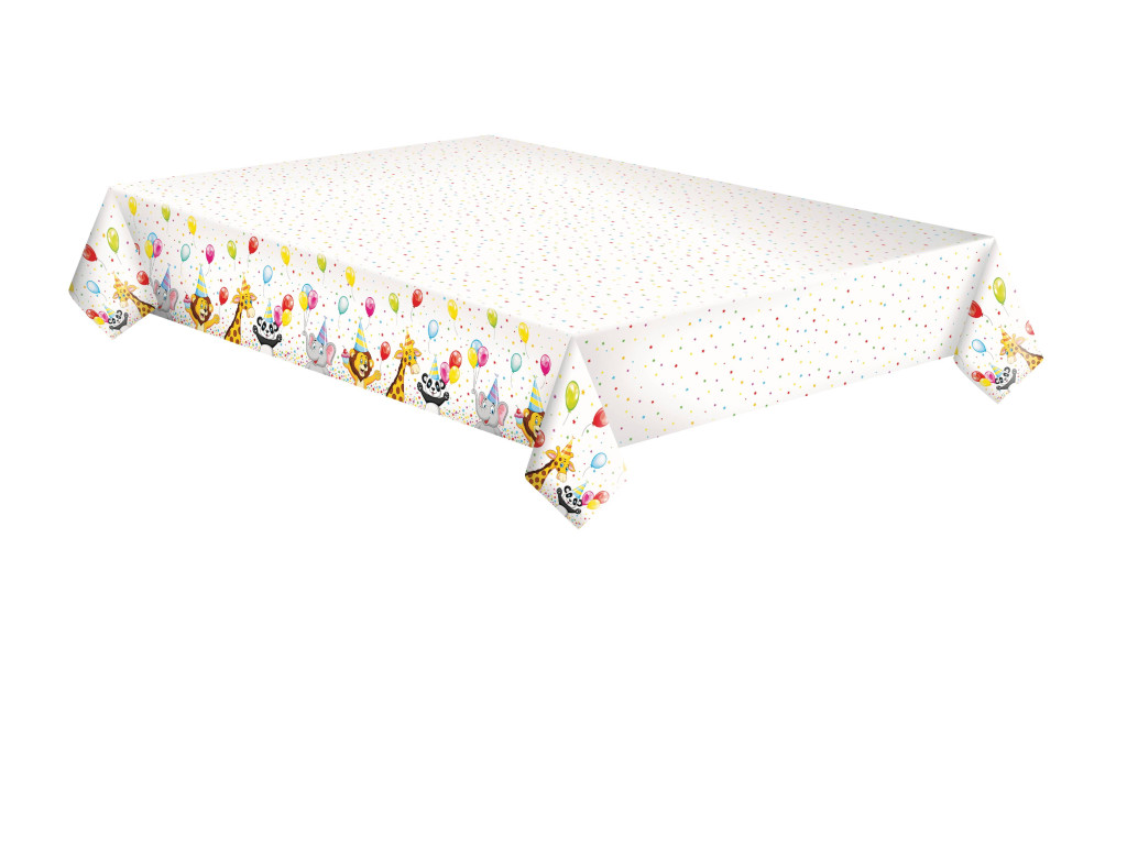 Geburtstag Star Happy Birthday Papptischdecke 120x180 cm