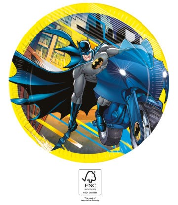 Batman Rogue Rage Pappteller 8 Stk 23 cm FSC