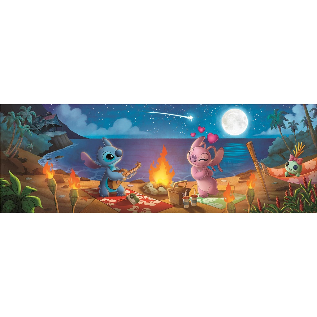 Disney Lilo und Stitch 1000-teiliges Panorama Compact Puzzle Clementoni