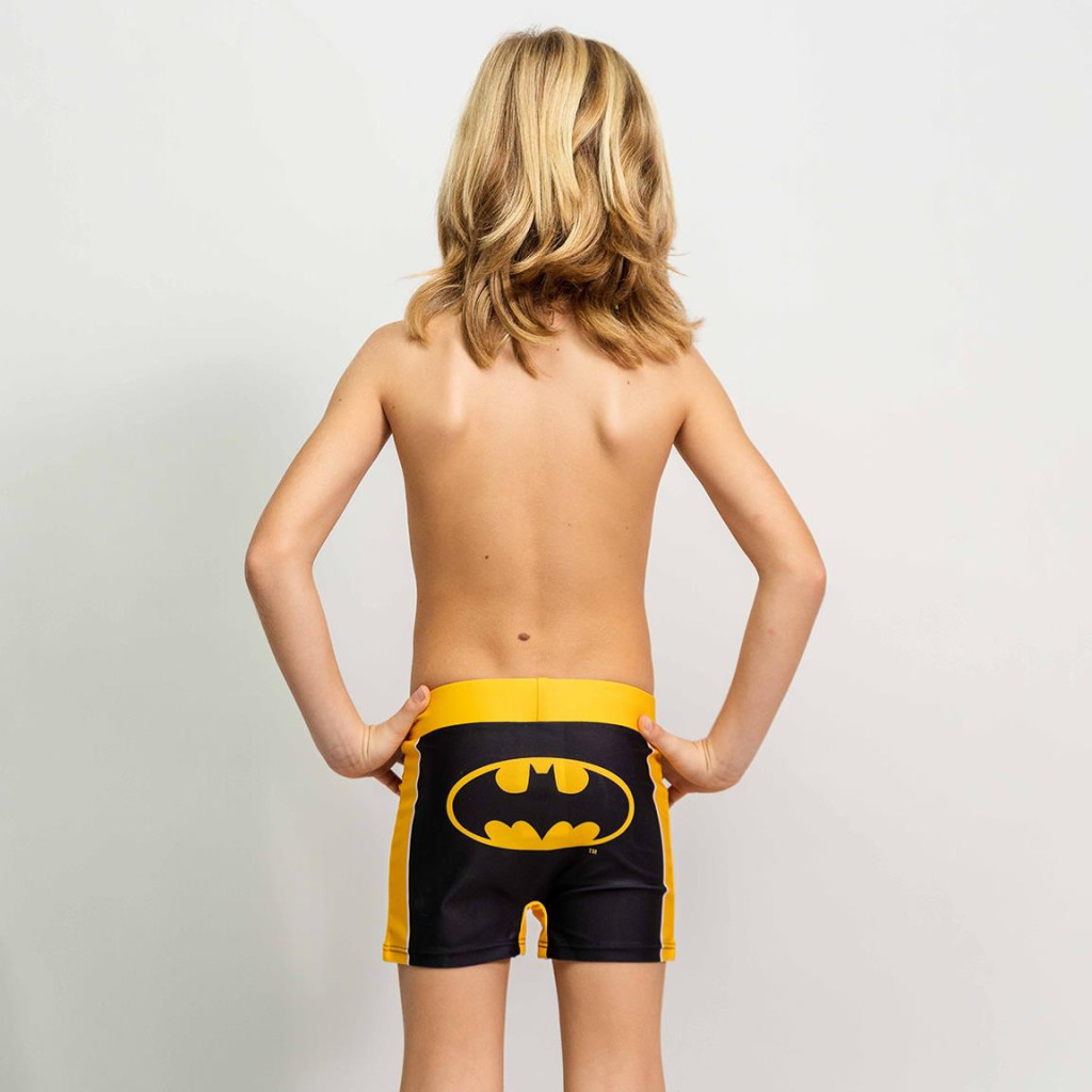 Batman Yellow Kinder Badeshorts, Shorts 5-12 Jahre