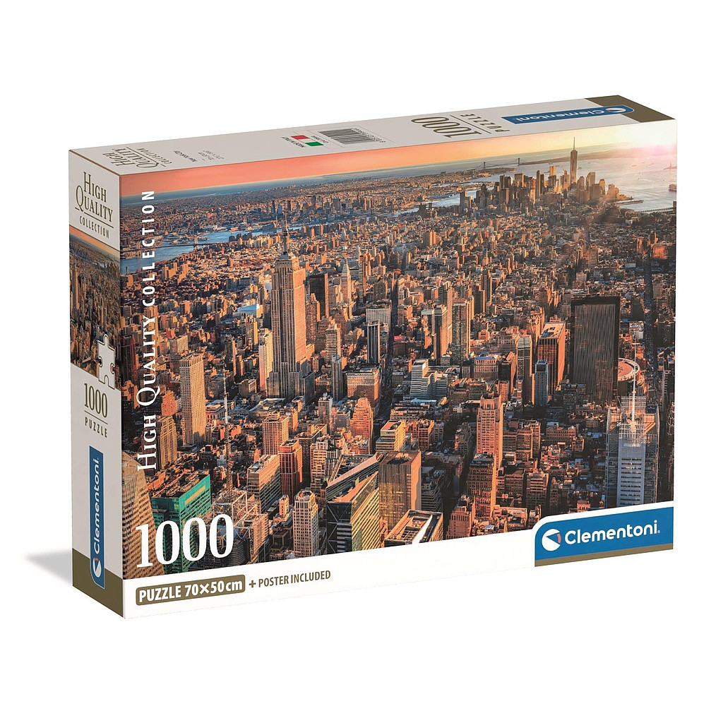 Städte City New York 1000-teiliges Puzzle Clementoni