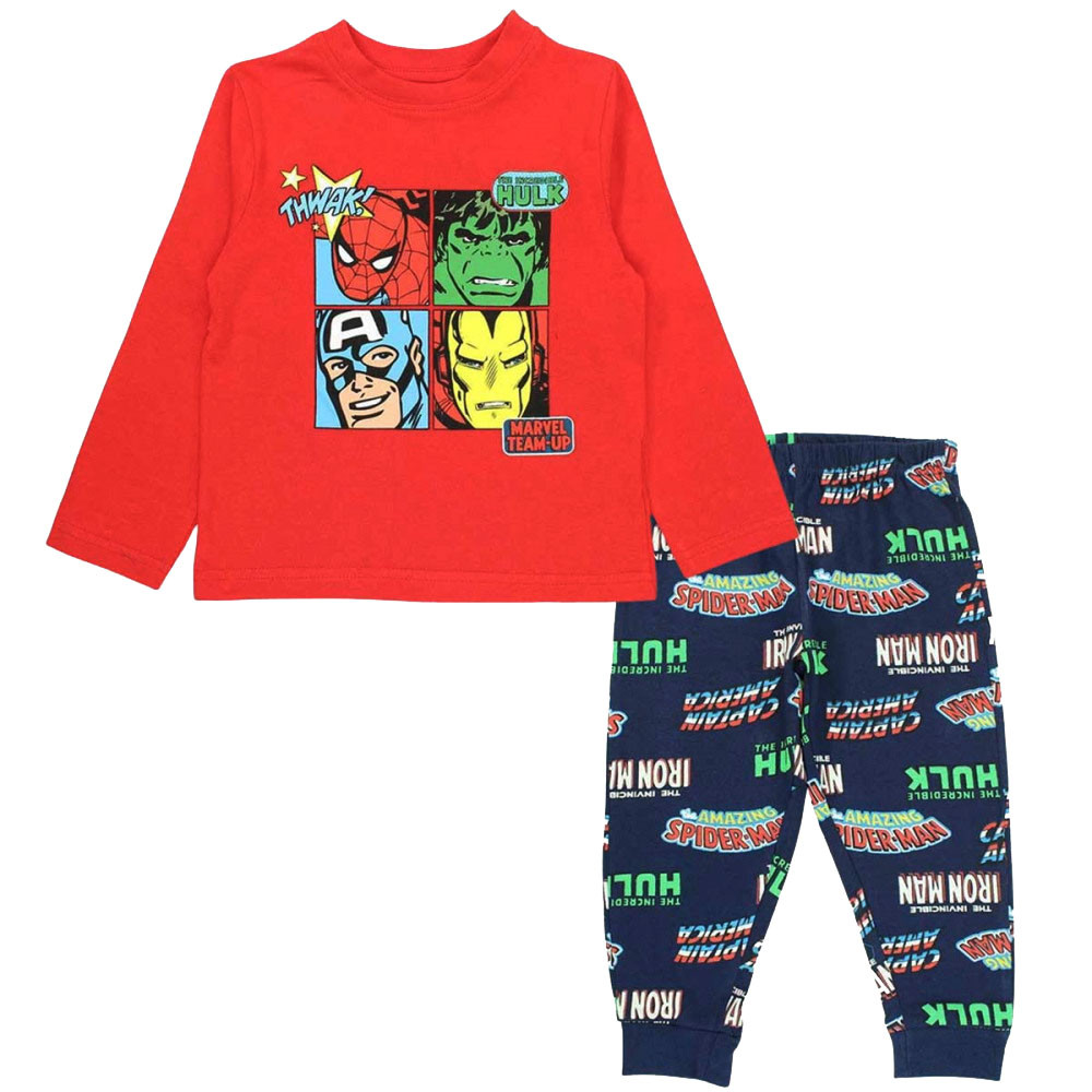 Avengers Team Avengers Kinder lange Pyjamas 104-134 cm