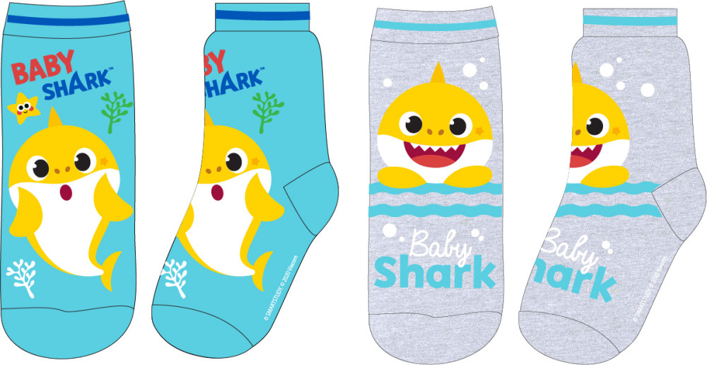 Baby Shark Kinder Socken 23-34