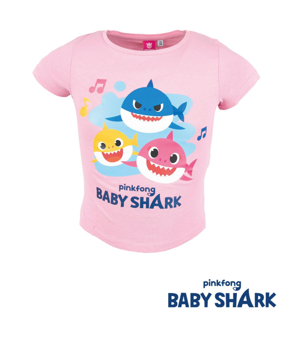 Baby Shark Fun Kinder Kurzarmshirt, Oberteil 92-116 cm