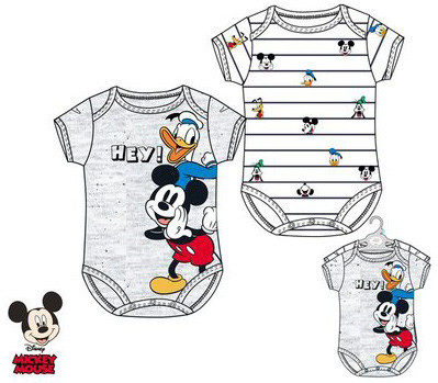 Disney Mickey  Baby-Body, Strampler 2-teiliges Set