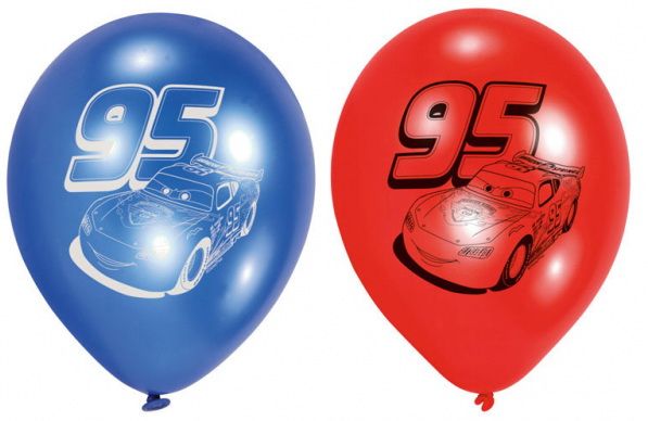 Disney Cars 95 Ballon, 6-teiliges Set 9 Zoll (22,8 cm)