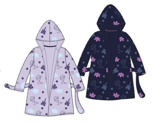 Disney Eiskönigin Elsa Kinderbademantel 4-8 Jahre