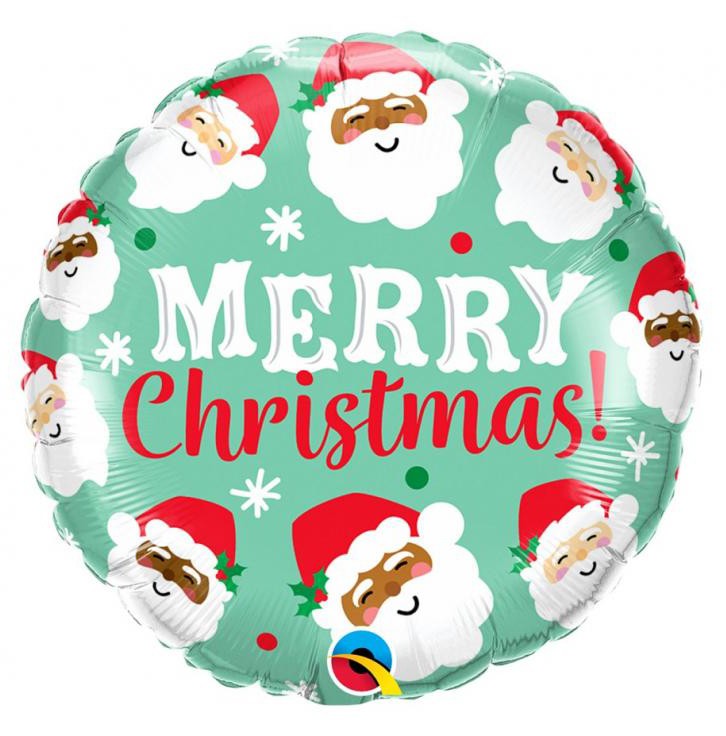Weihnachten Santas i Folienballon 46 cm