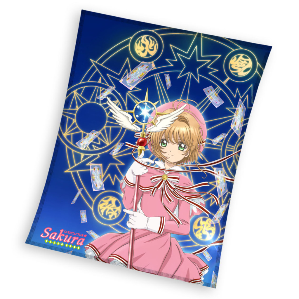 Anime Magic Cardcaptor Sakura Flanell-Polar-Decke 130x160cm