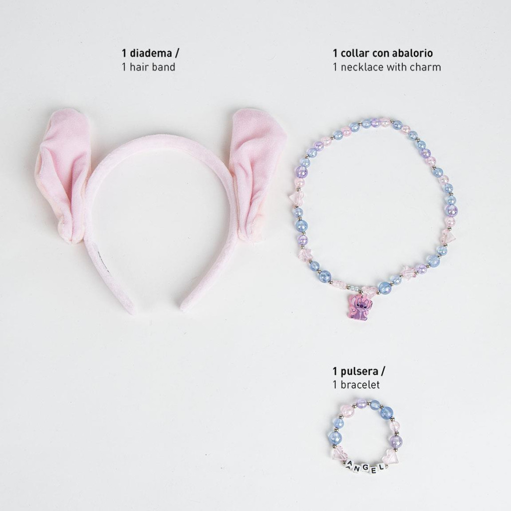 Disney Lilo und Stitch Angel Schmuck- und Haarreif-Set