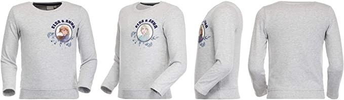 Disney Eiskönigin Kinderpullover mit holografischem Muster 98/104 cm