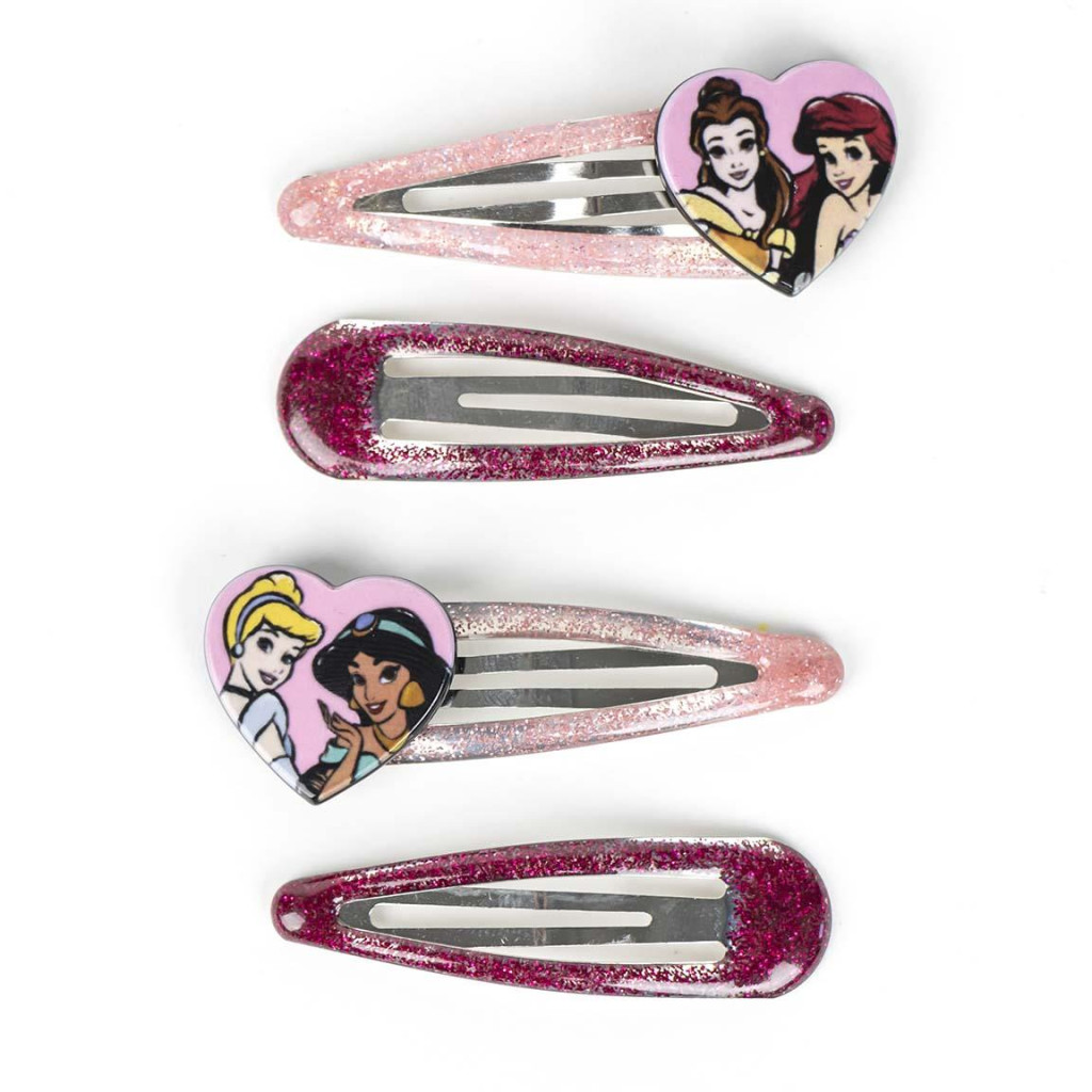Disney Prinzessin Besties Haarklammer-Set mit 4 Stücken