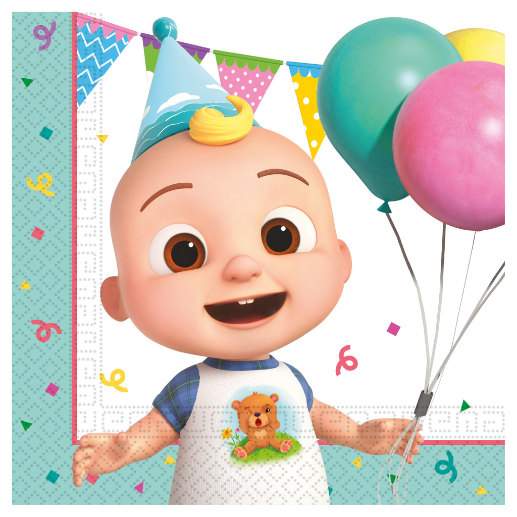 Cocomelon Birthday Serviette 20 Stk. 33x33 cm FSC