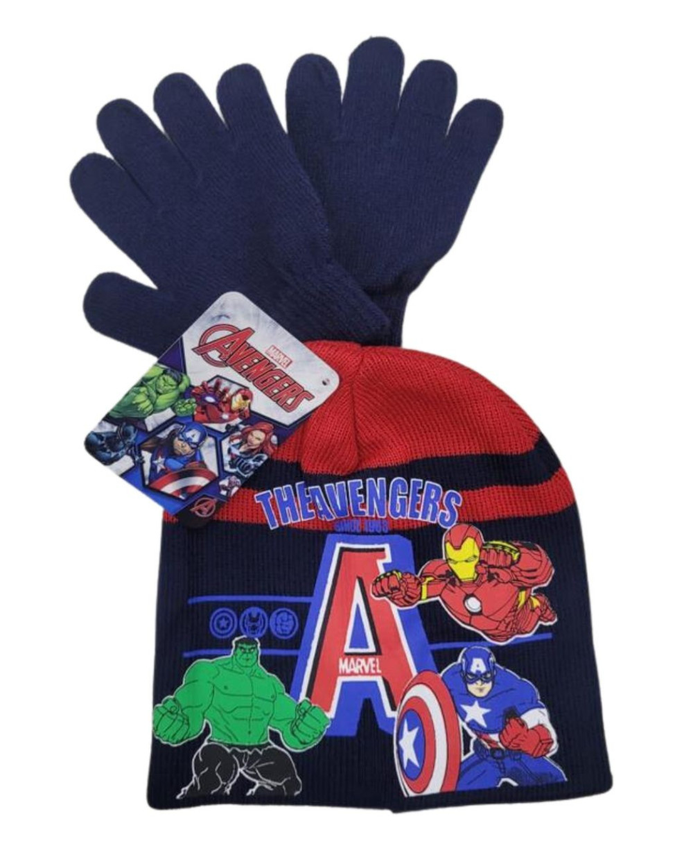 Avengers Kinder Mütze + Handschuh-Set 52-54 cm