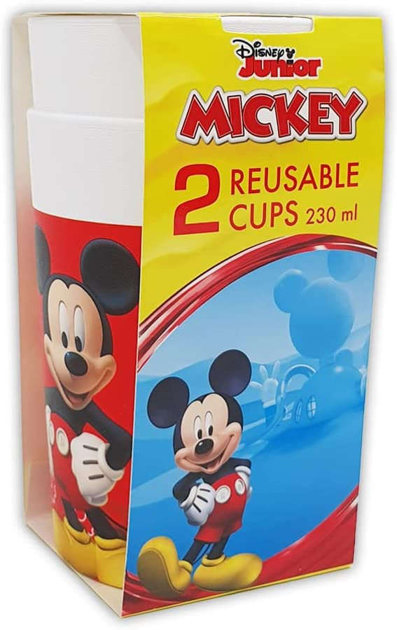Disney Mickey  Playful Plastikbecher 2-teiliges Set 230 ml