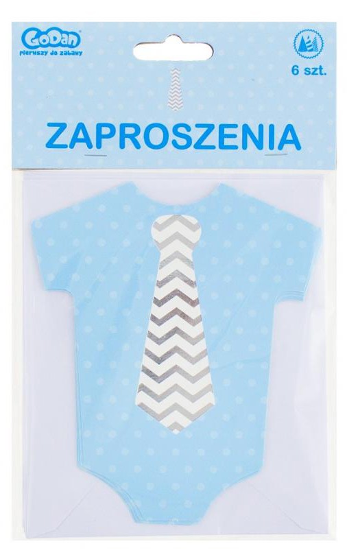 Baby Little Boy Blaue Einladung 6er Set