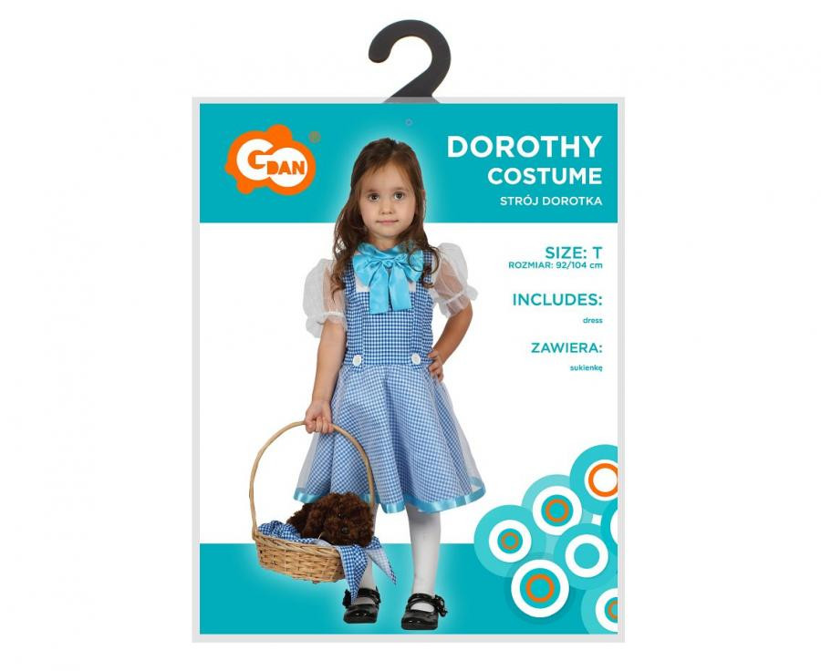 Halloween Dorothy Kostüm 92/104 cm