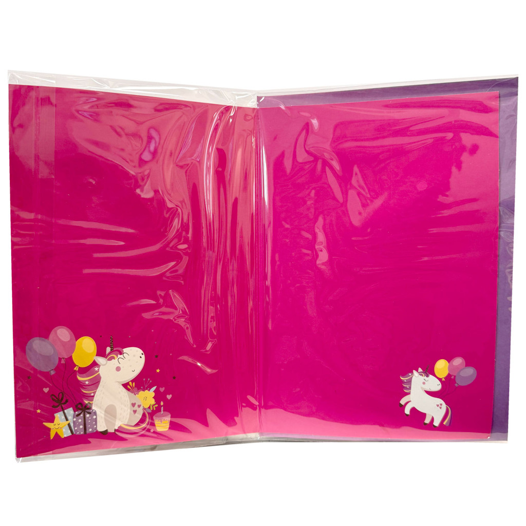 Einhorn Gift 3D Grußkarte