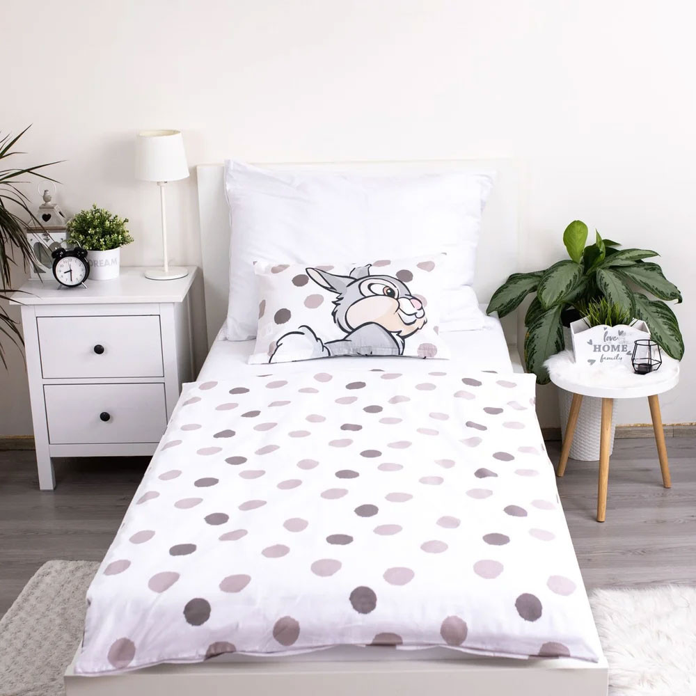 Disney Bambi Dots Kinderbettwäsche 100×135cm, 40×60 cm