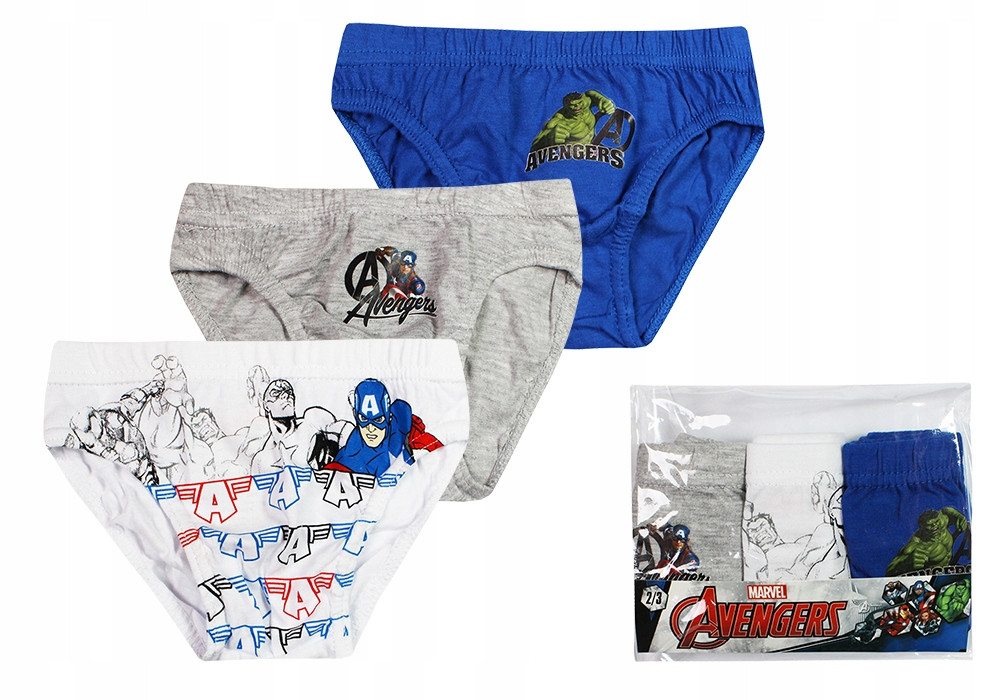 Avengers Kinderunterwäsche, Unterhose 3 Stück/Paket