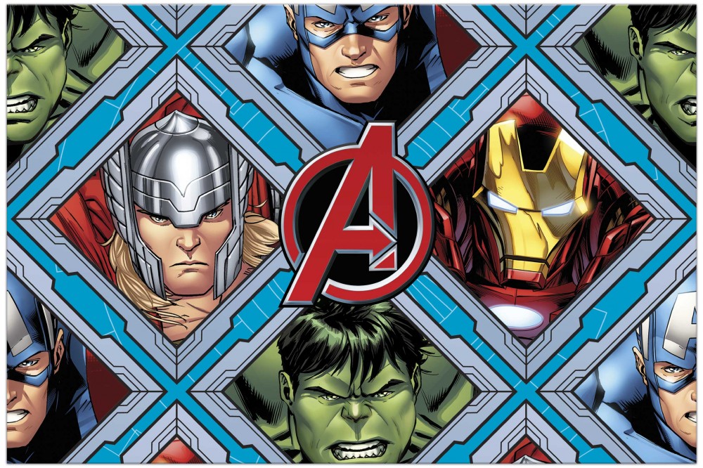 Avengers Mighty Avengers Mighty Plastik-Tischdecke 120x180 cm
