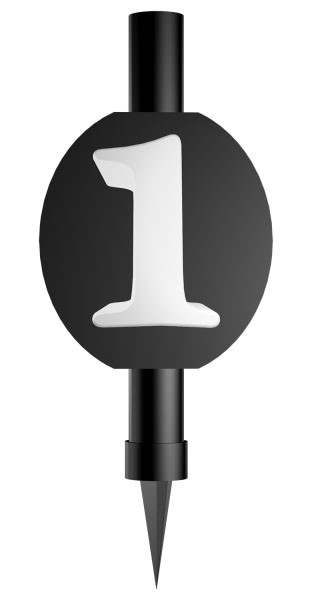 Geburtstag Black Schwarzes 1er Kuchenfeuerwerk 12 cm