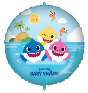Baby Shark Fun in the Sun Folienballon 46 cm Baby Shark Fun in the Sun Folienballon 46 cm