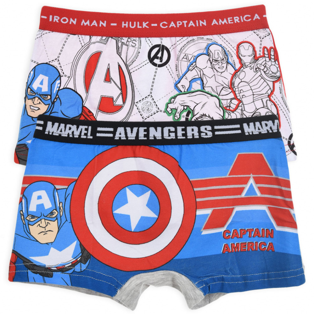 Avengers Kinder Boxershorts 2 Stück/Paket