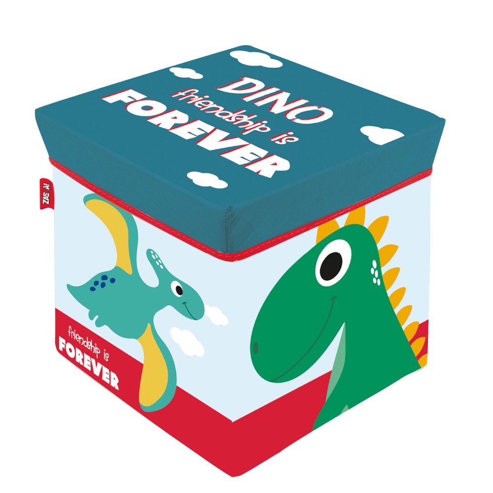 Dinosaurier Spielzeuglager 30×30×30 cm