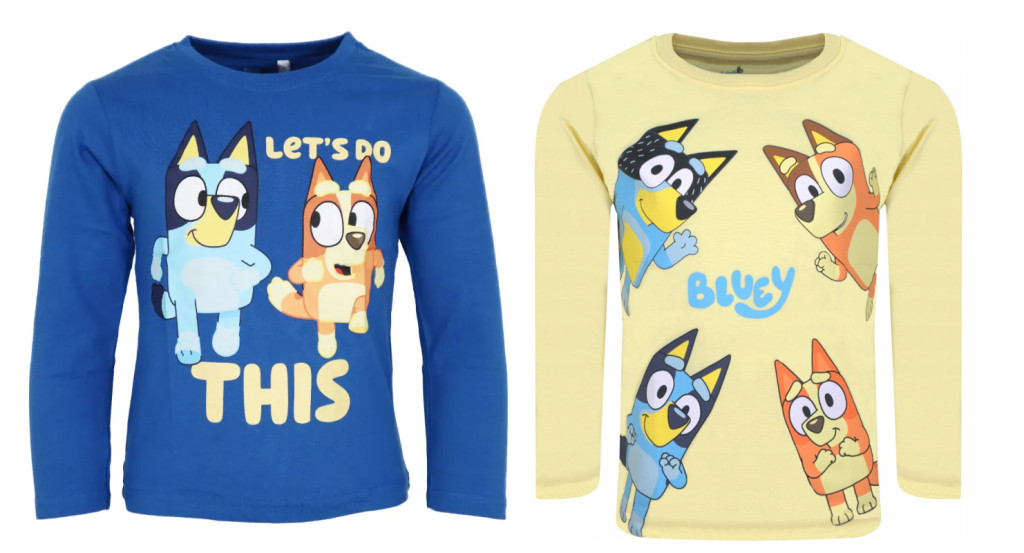 Bluey Let's Do Kinder Langarmshirt, Oberteil 2 - 6 Jahre / 92 - 116 cm
