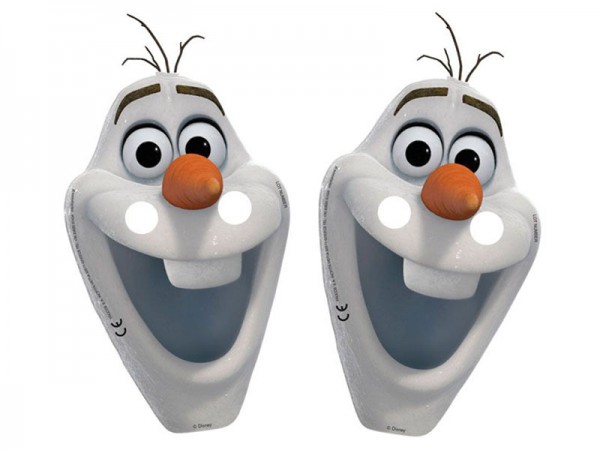 Masken Frozen Olaf Partyhüte