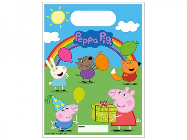 Mitgebseltüten Peppa Wutz Party Tüten Peppa Pig Geschenktüten