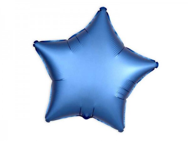 Folienballon Stern blau