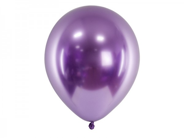 Luftballons lila metallic glossy Ballons