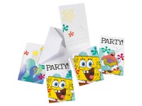 Geburtstagseinladungen Spongebob Schwammkopf Einladungskarten Kindergeburtstag