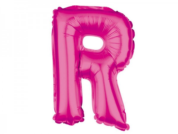 Folienballon Buchstabe R pink Buchstabenballon