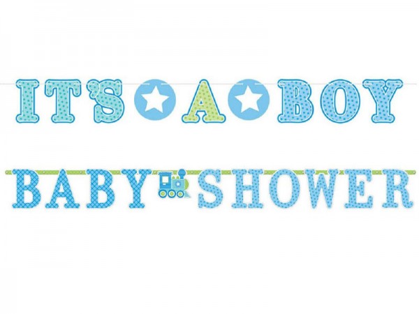 Girlande Baby Shower Boy Babyparty Junge