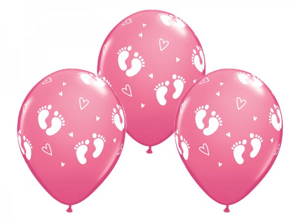 Luftballons Babyparty rosa Baby Shower Latexballons