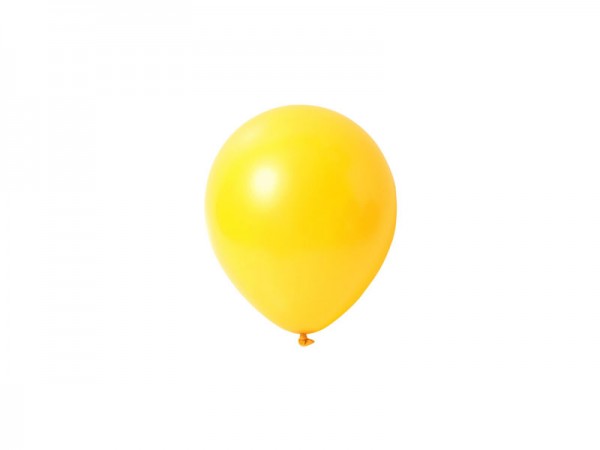 Mini Luftballons gelb kleine Latexballons
