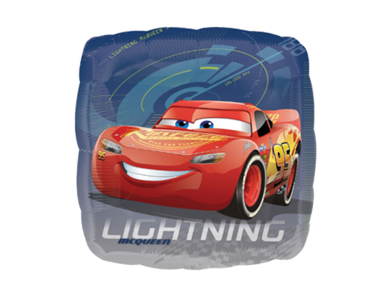 Folienballon Disney Cars Lightning Mcqueen Auto Sportwagen Kein Helium Ballon 