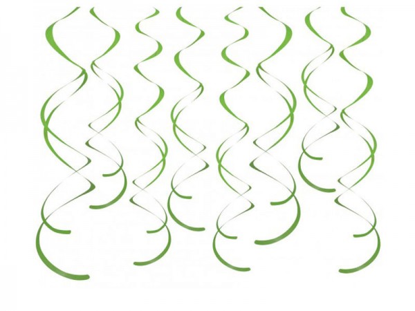 Dekospiralen grün Spiralen 8 Stk.